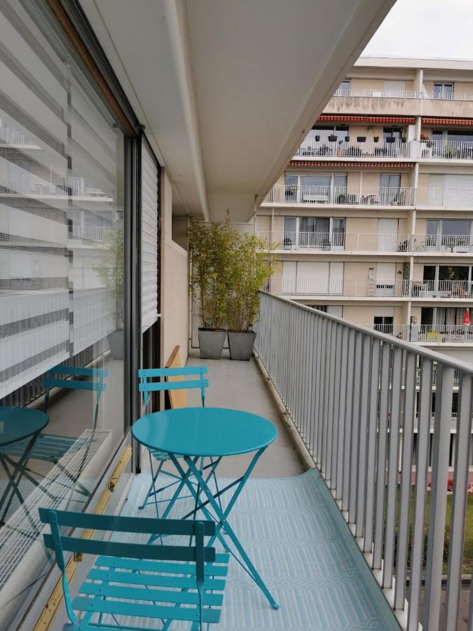 Ferienwohnung Centre Reims Cathedrale Avec Balcon Exterior foto